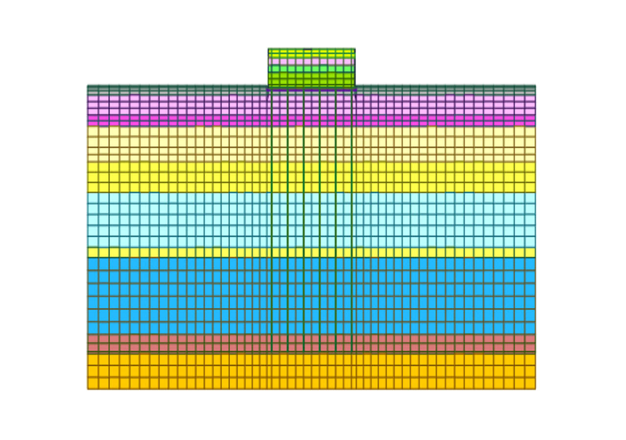 解析中のモニター画面